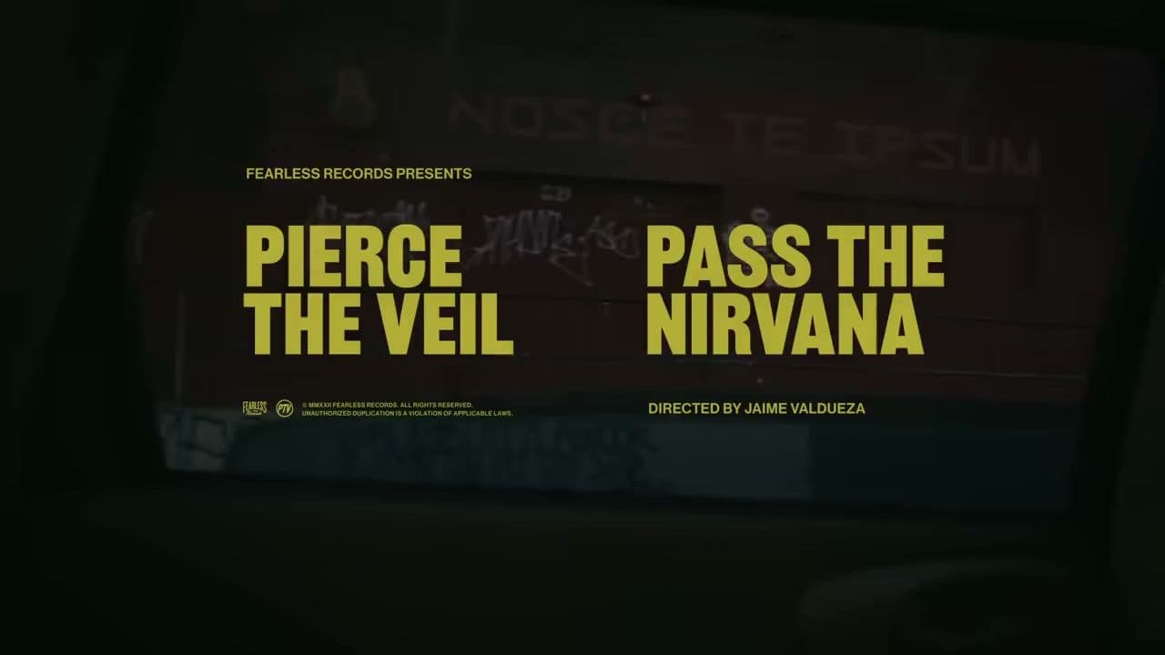 Pierce The Veil — Pass The Nirvana